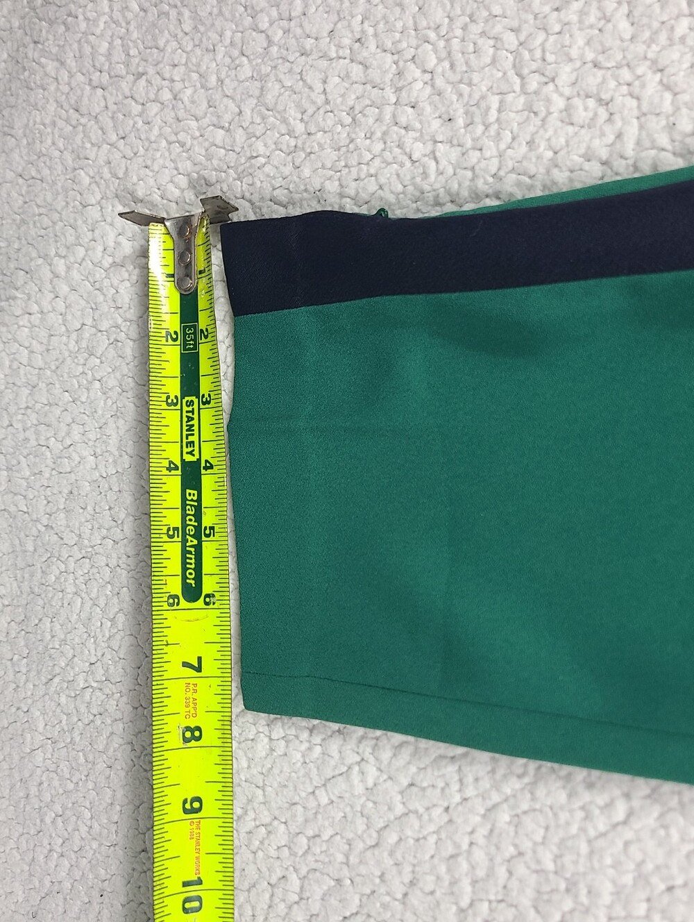 Ann Taylor Green Side Stripe Ankle Dress Pants Small S - Picture 8 of 13